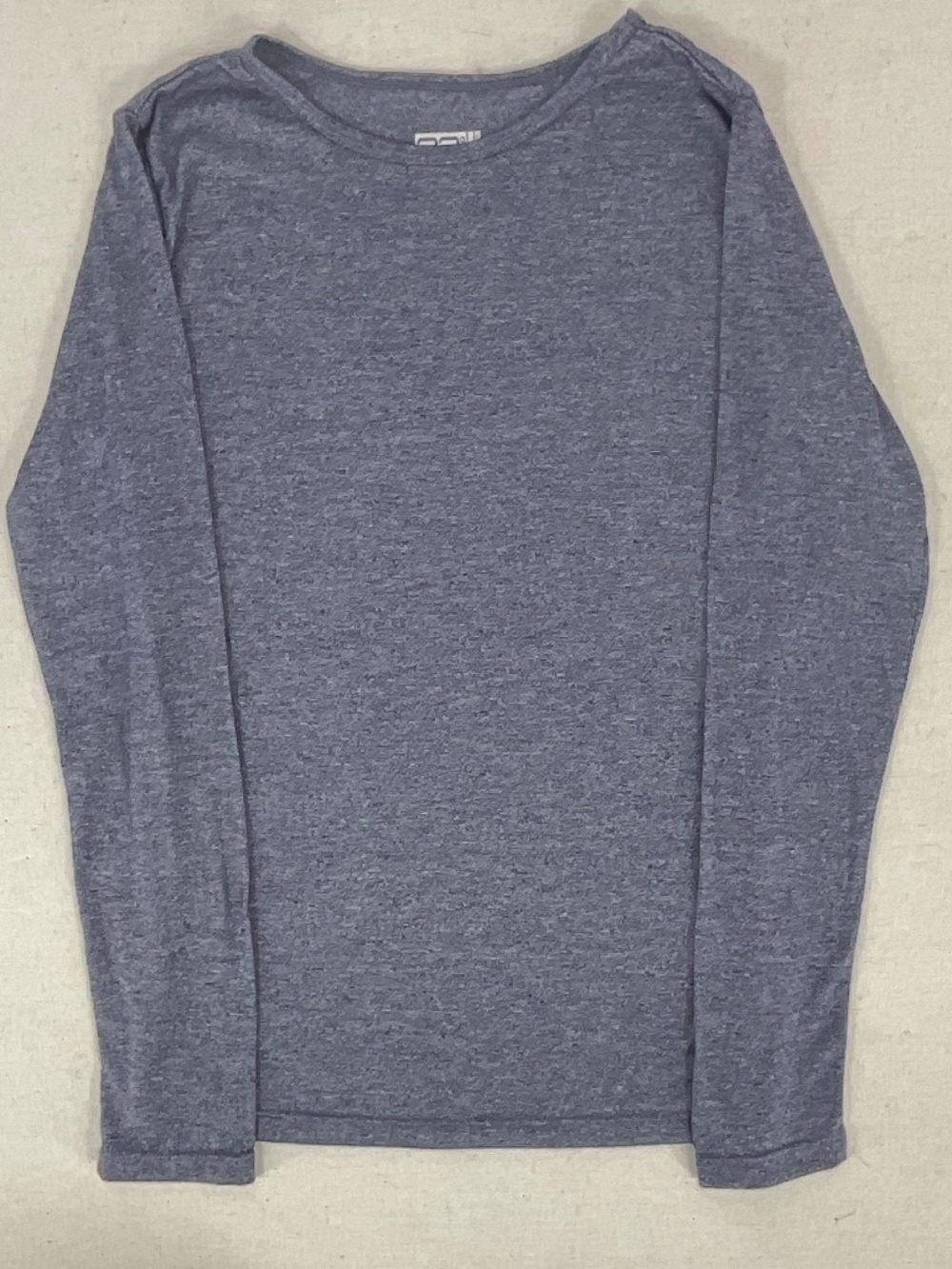 32 Degrees Heat Kids Thermal Base Layer Top Long Sleeve Navy Heather Crew L
